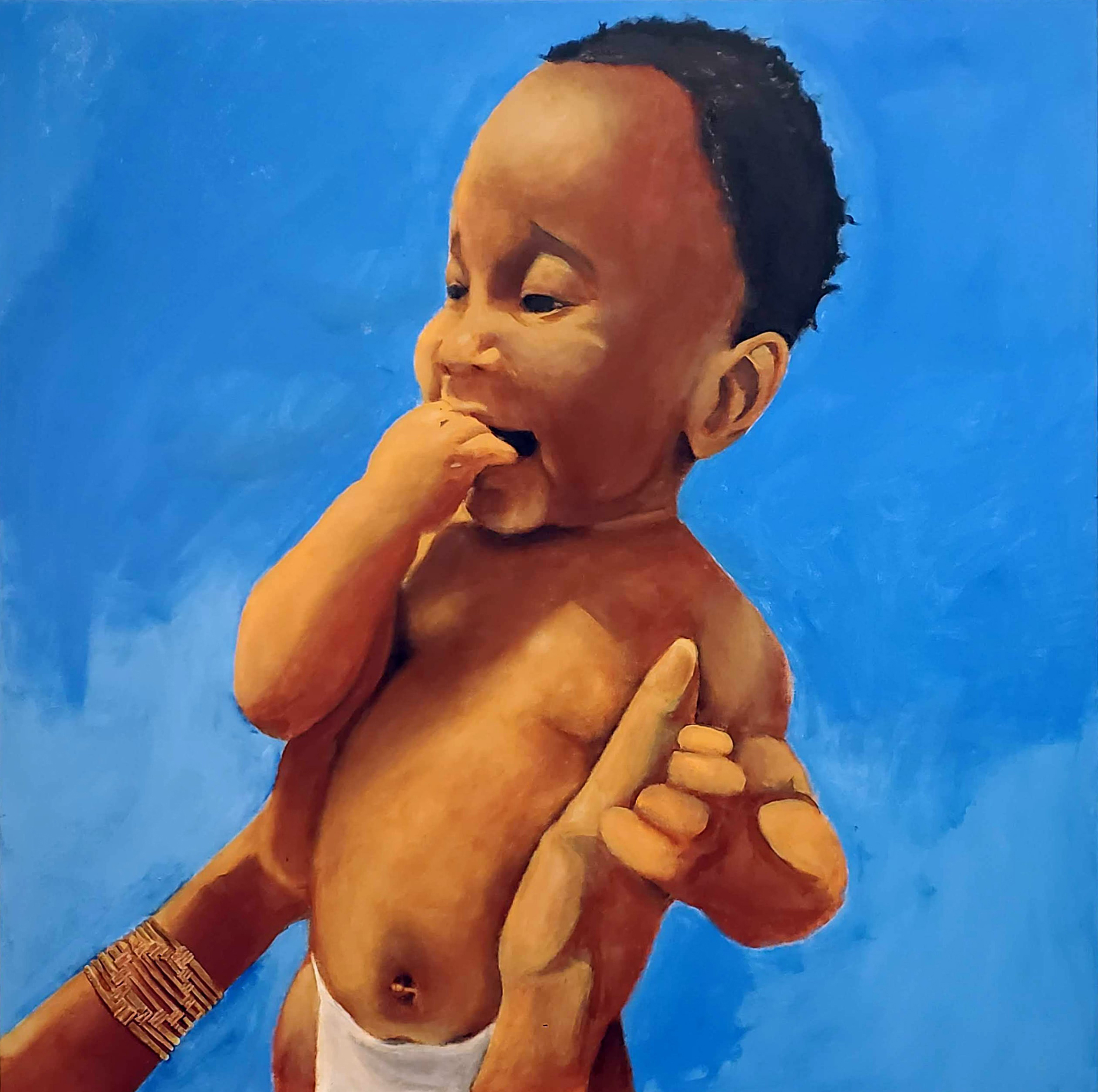Baby Series Number 2 - Baby Boy - 36x36